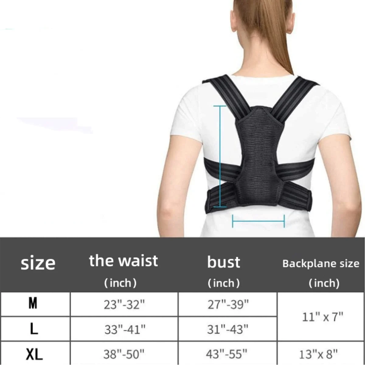 FDTY 1 عدد اصلاح کننده وضعیت بدن برای زنان و مردان، پشتیبانی کامل قابل تنظیم و راحت، صاف کننده پشتیبان برای ستون فقرات، پشت، گردن، ترقوه و شانه، بهبود وضعیت بدن و تسکین درد (بزرگ) FDTY 1 عدد اصلاح کننده وضعیت بدن برای زنان و مردان، پشتیبانی کامل قابل تنظیم و راحت، صاف کننده پشتیبان برای ستون فقرات، پشت، گردن، ترقوه و شانه، بهبود وضعیت بدن و تسکین درد (بزرگ)