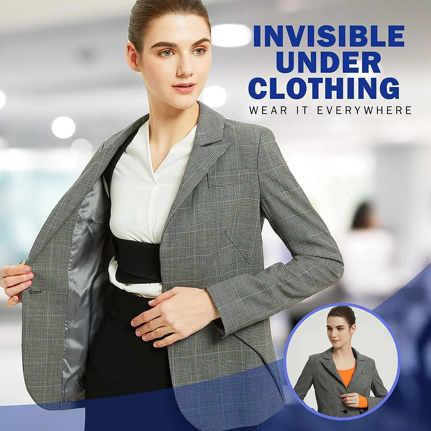 اصلاح کننده وضعیت بدن ELECDON برای زنان و مردان، بریس قابل تنظیم قسمت بالایی کمر، صاف کننده پشتی تنفسی، تسکین درد از ناحیه کمر، گردن، شانه و ترقوه، پشت (L/XL (38"-44"")) اصلاح کننده وضعیت بدن ELECDON برای زنان و مردان، بریس قابل تنظیم قسمت بالایی کمر، صاف کننده پشتی تنفسی، تسکین درد از ناحیه کمر، گردن، شانه و ترقوه، پشت (L/XL (38"-44""))