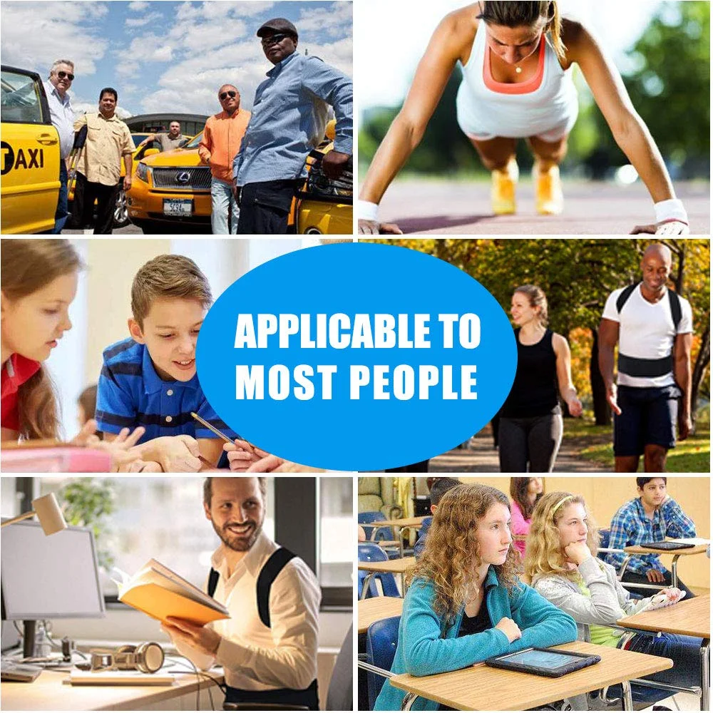 اصلاح کننده وضعیت بدن و کمربند پشتی لوویت - کمربند پشتیبانی کمر با بندهای کاملا قابل تنظیم، تسکین درد پایین و بالای کمر، بهبود وضعیت بدن و ایجاد پشتیبانی کمری - مناسب برای آقایان و بانوان (L)