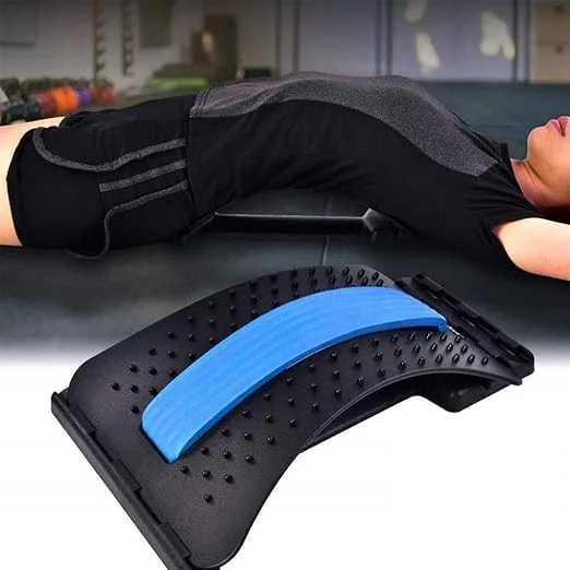 دستگاه کشش کمر برای تسکین درد - سطوح قابل تنظیم برای قسمت فوقانی و تحتانی ستون فقرات | ماساژور ارتوپدی تسکین دهنده درد کمر و تجهیزات پشتیبانی از وضعیت بدن | ایده آل برای استفاده در خانه، محل کار و فیزیوتراپی دستگاه کشش کمر برای تسکین درد - سطوح قابل تنظیم برای قسمت فوقانی و تحتانی ستون فقرات | ماساژور ارتوپدی تسکین دهنده درد کمر و تجهیزات پشتیبانی از وضعیت بدن | ایده آل برای استفاده در خانه، محل کار و فیزیوتراپی