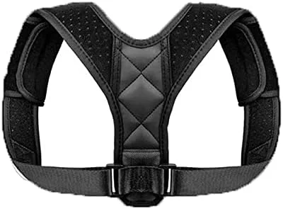 کمربند اصلاح کننده وضعیت بدن، کمربند پشتیبان، قابل تنظیم برای ترقوه، شانه و کمر - مشکی کمربند اصلاح کننده وضعیت بدن، کمربند پشتیبان، قابل تنظیم برای ترقوه، شانه و کمر - مشکی