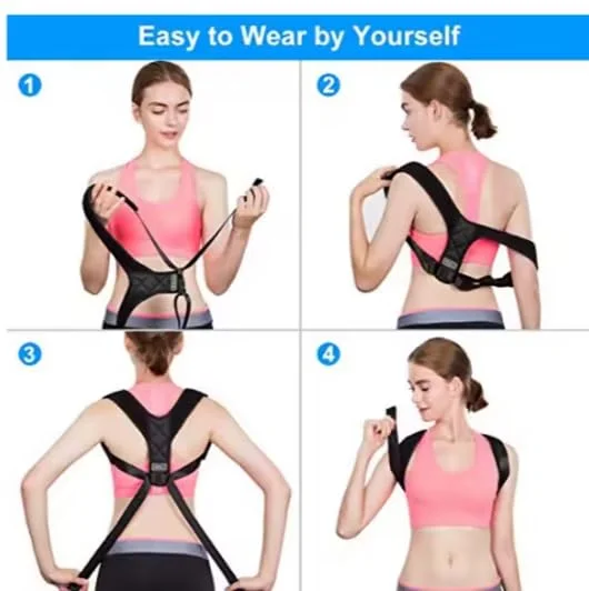 کمربند اصلاح کننده وضعیت بدن، پشتیبانی قابل تنظیم برای مردان و زنان (کوچک) کمربند اصلاح کننده وضعیت بدن، پشتیبانی قابل تنظیم برای مردان و زنان (کوچک)