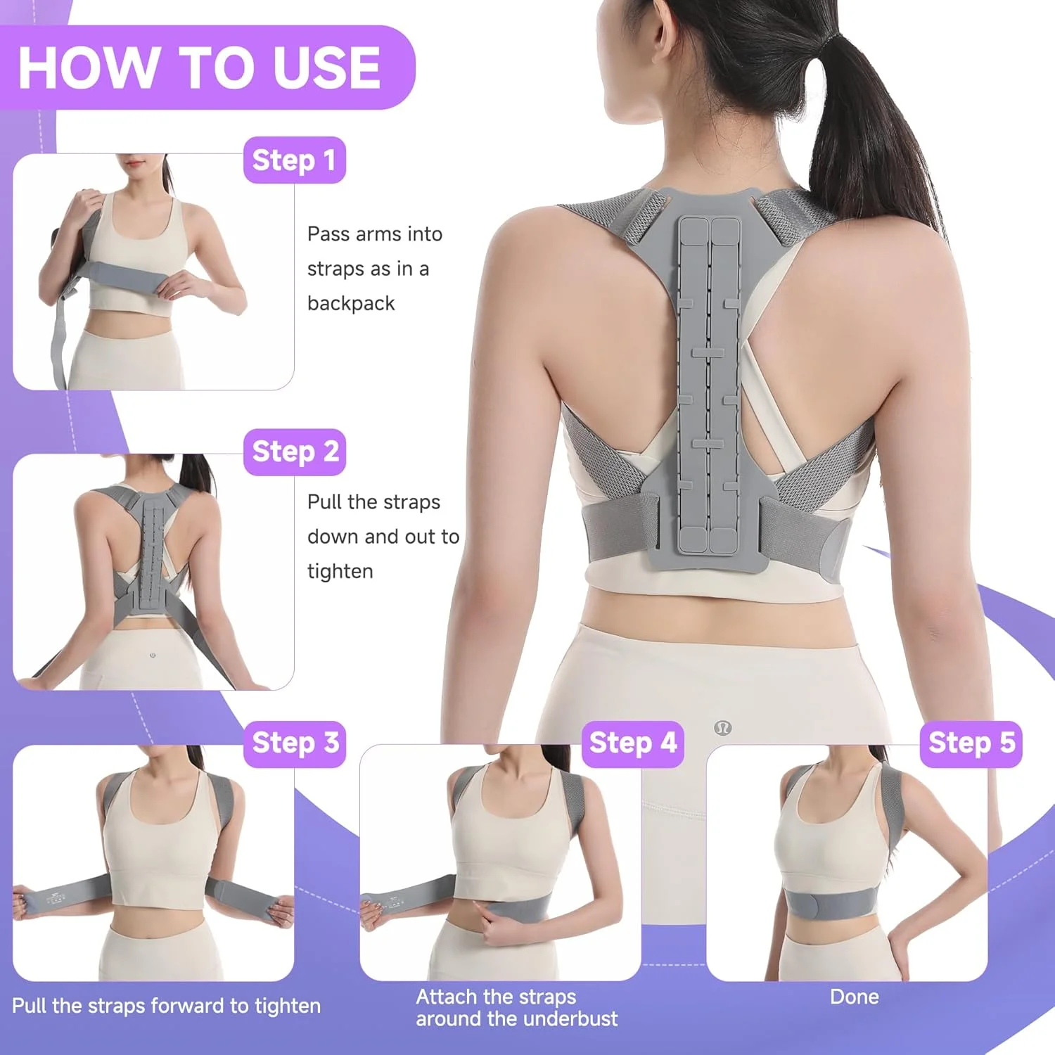 اصلاح کننده وضعیت بدن OFIR برای خانم ها و آقایان، صاف کننده پشت قابل تنظیم، بریس شانه برای گردن قوز کرده، بریس پشتیبان برای گردن قوز کرده، قوز پشت، S