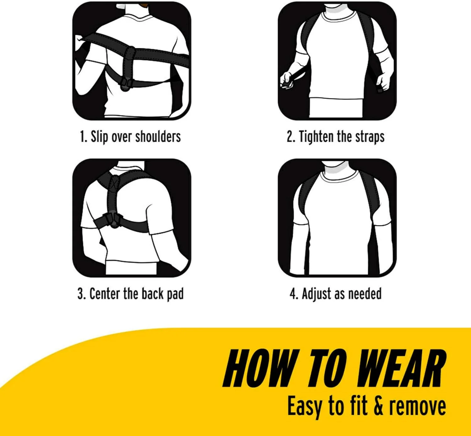 اصلاح کننده وضعیت بدن فوتورو، مناسب برای آقایان و بانوان، کمک به بهبود وضعیت بدن، پشتیبانی از کمر، توسعه یافته توسط پزشکان، قابل تنظیم