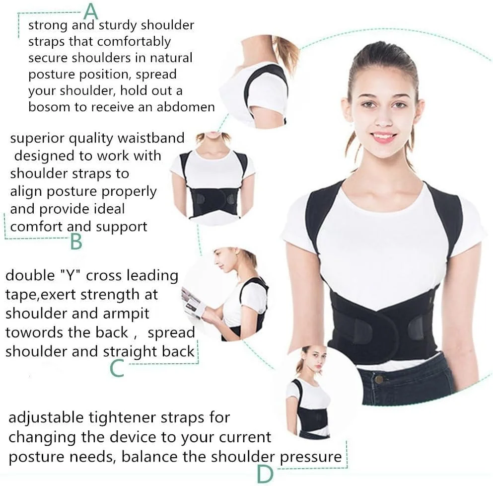 اصلاح کننده وضعیت بدن برای خانم ها و آقایان - بریس پشتی قابل تنظیم برای تسکین ناراحتی - بهبود وضعیت بدن و ارائه پشتیبانی کمری - صاف کننده قسمت فوقانی و تحتانی کمر - پشتیبانی تنفسی کمر (XXL) اصلاح کننده وضعیت بدن برای خانم ها و آقایان - بریس پشتی قابل تنظیم برای تسکین ناراحتی - بهبود وضعیت بدن و ارائه پشتیبانی کمری - صاف کننده قسمت فوقانی و تحتانی کمر - پشتیبانی تنفسی کمر (XXL)