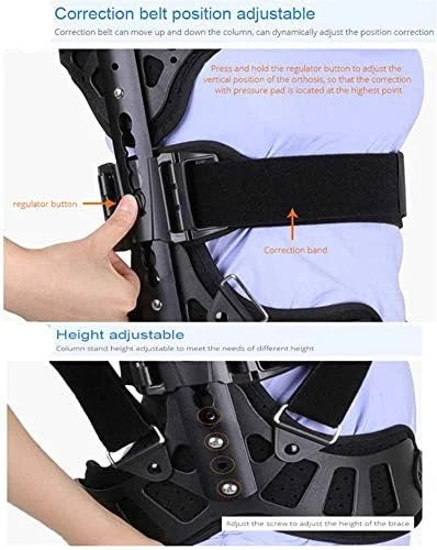 اصلاح کننده وضعیت بدن اسکولیوز، ارتز کمکی ستون فقرات قابل تنظیم برای بهبود پس از عمل جراحی کمر، مردان و زنان بزرگسال اصلاح کننده وضعیت بدن اسکولیوز، ارتز کمکی ستون فقرات قابل تنظیم برای بهبود پس از عمل جراحی کمر، مردان و زنان بزرگسال