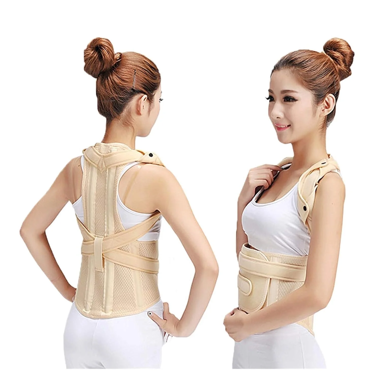 اصلاح کننده وضعیت شانه و پشت، ارتز کمری-خاجی-لگن، حمایت از شکستگی ستون فقرات، قوز و افتادگی (رنگ: قد بالای 175 سانتی متر، سایز: متوسط) اصلاح کننده وضعیت شانه و پشت، ارتز کمری-خاجی-لگن، حمایت از شکستگی ستون فقرات، قوز و افتادگی (رنگ: قد بالای 175 سانتی متر، سایز: متوسط)