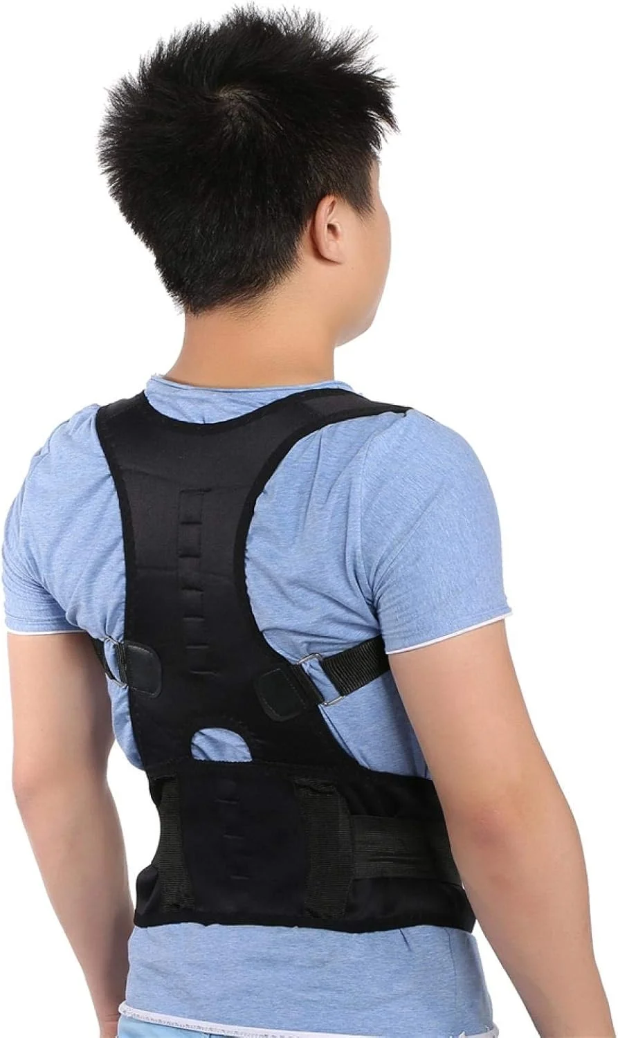 اصلاح کننده وضعیت بدن مغناطیسی قابل تنظیم Showay، بهترین وسیله برای بهبود وضعیت بدن، رفع درد پایین و بالای کمر و شانه، پشتیبانی از اصلاح وضعیت بدن، یونیورسال سایز بزرگ، APC-003، (دور کمر) (L) اصلاح کننده وضعیت بدن مغناطیسی قابل تنظیم Showay، بهترین وسیله برای بهبود وضعیت بدن، رفع درد پایین و بالای کمر و شانه، پشتیبانی از اصلاح وضعیت بدن، یونیورسال سایز بزرگ، APC-003، (دور کمر) (L)