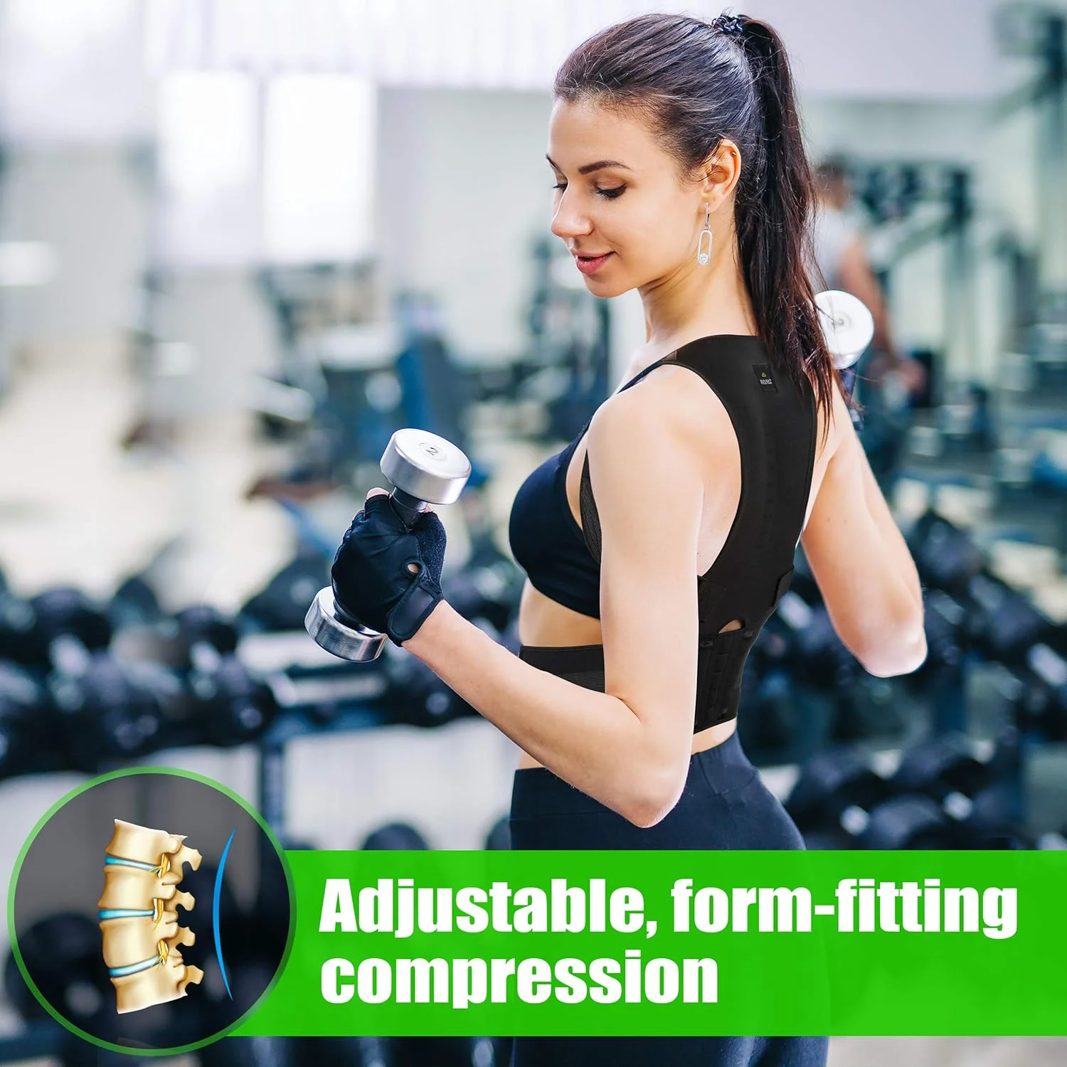 اصلاح کننده وضعیت بدن سوماز برای مردان، زنان و کودکان، پشتیبان قابل تنظیم پشت و شانه برای شانه های گرد