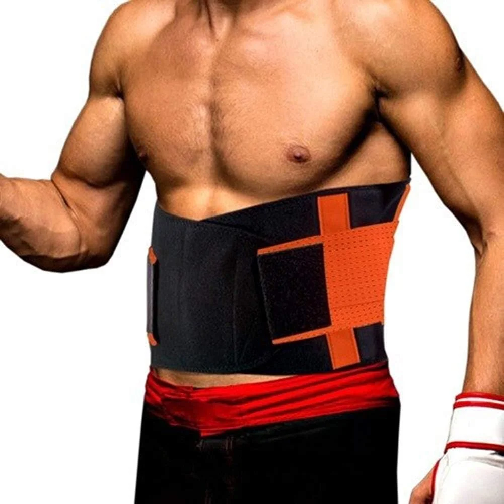 کمربند طبی قابل تنظیم برای کمر، کمربند پشتیبانی از کمر، مناسب برای مردان و زنان، اصلاح کننده وضعیت بدنی، کمربند رفع درد استخوان، کرست مردانه و زنانه (رنگ: نارنجی، سایز: XL)