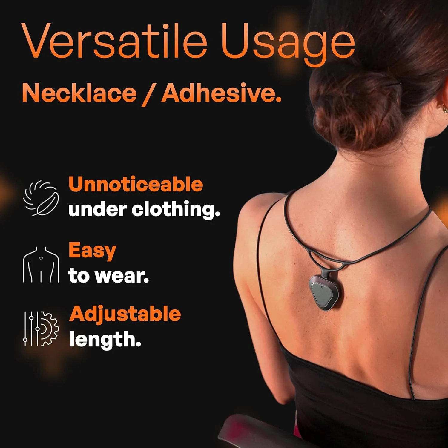 دستگاه آموزش اصلاح کننده وضعیت بدن هوشمند Straight Plus (شامل گردنبند) - پشتیبانی از کار در دفتر با صاف کننده هوشمند - دستگاه اصلاح کننده وضعیت بدن - اصلاح کننده وضعیت بدن برای زنان و مردان