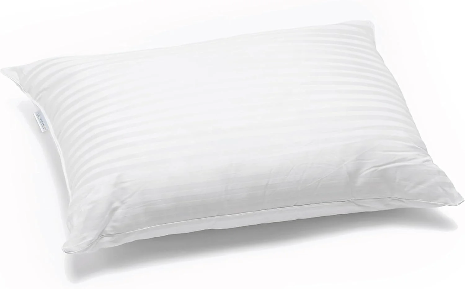 بالش راه راه فوق العاده نرم پنبه ای هوم، سایز استاندارد 50x70 سانتی متر، سبک وزن، مناسب خوابیدن به پشت، کیفیت هتلی، رنگ سفید بالش راه راه فوق العاده نرم پنبه ای هوم، سایز استاندارد 50x70 سانتی متر، سبک وزن، مناسب خوابیدن به پشت، کیفیت هتلی، رنگ سفید