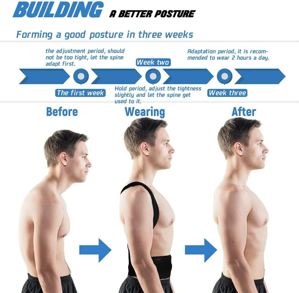 اصلاح کننده وضعیت بدن Whxml، پشتیبانی شانه، کمربند اصلاح کننده درد پشت قابل تنظیم، کرست ترقوه طبی، ستون فقرات کمری ارتوپدی، تسکین درد شانه و پشت مناسب برای مردان و زنان (سایز : L) اصلاح کننده وضعیت بدن Whxml، پشتیبانی شانه، کمربند اصلاح کننده درد پشت قابل تنظیم، کرست ترقوه طبی، ستون فقرات کمری ارتوپدی، تسکین درد شانه و پشت مناسب برای مردان و زنان (سایز : L)