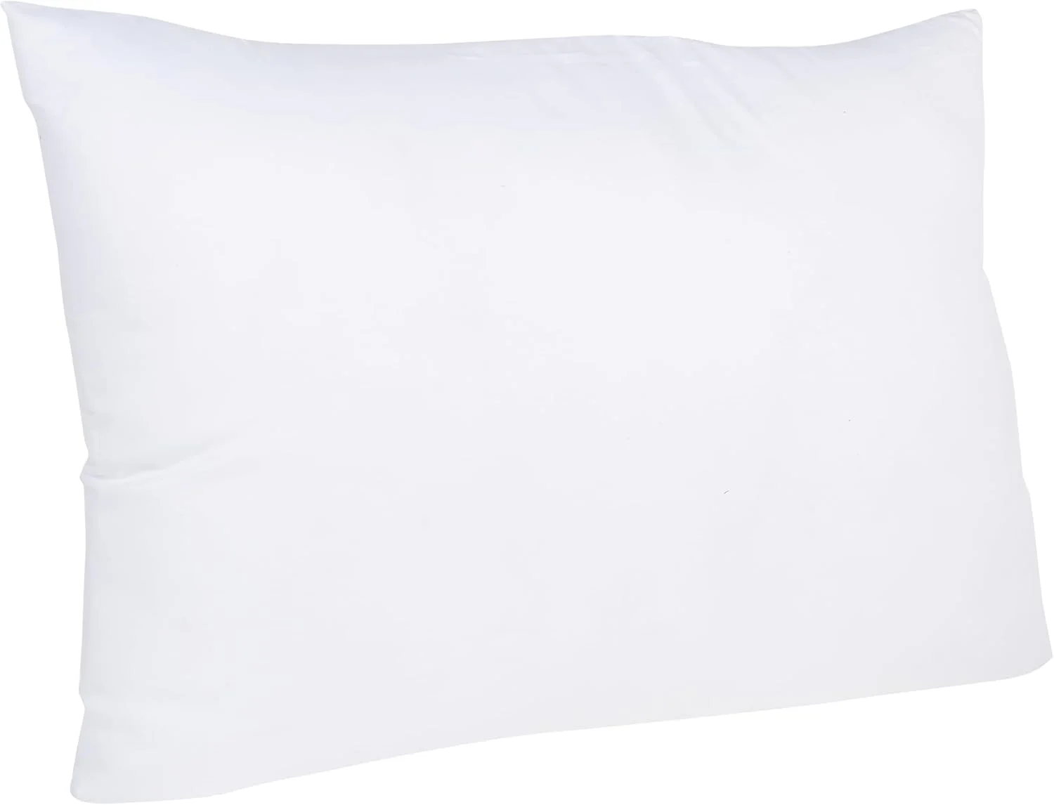 بالش خانگی پنبه ای نرم 50X70 سانتی متر با بند خاکستری 50X75 سانتی متر، بالش خواب تخت خواب جایگزین پر، بالش استاندارد خواب، بالش های بسیار نرم (سفید) - 1100 گرم