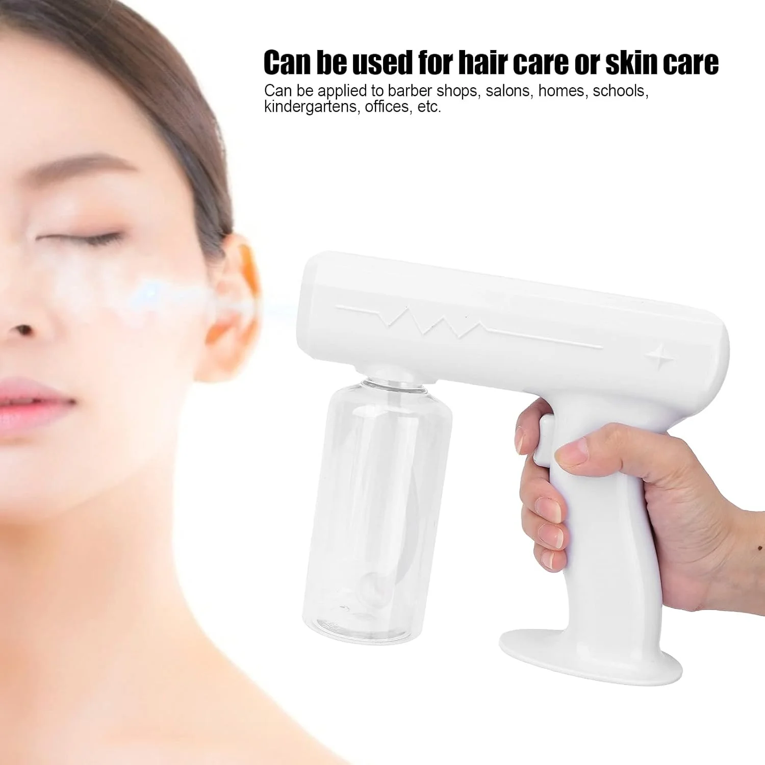 اسپری اتمیزه کننده، تفنگ اسپری نانومتری سبک، اسپری اتمیزه کننده تمیز کننده مه پاش شارژ USB دستگاه مه ساز ضد عفونی کننده حرفه ای بدون لمس - 260 میلی لیتر اسپری اتمیزه کننده، تفنگ اسپری نانومتری سبک، اسپری اتمیزه کننده تمیز کننده مه پاش شارژ USB دستگاه مه ساز ضد عفونی کننده حرفه ای بدون لمس - 260 میلی لیتر