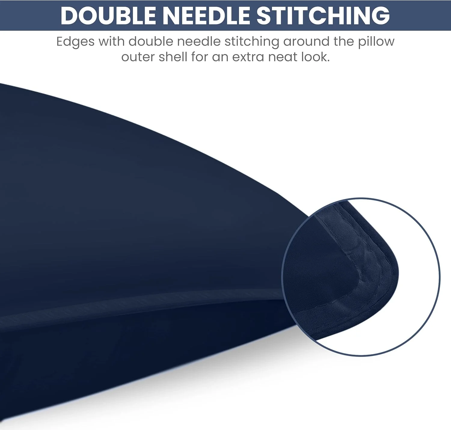 بالش های تخت خواب یوتوپیا برای خواب (سرمه ای)، سایز کینگ، ست 6 عددی، بالش هتلی، بالش خنک کننده برای خواب پهلو، پشت یا شکم