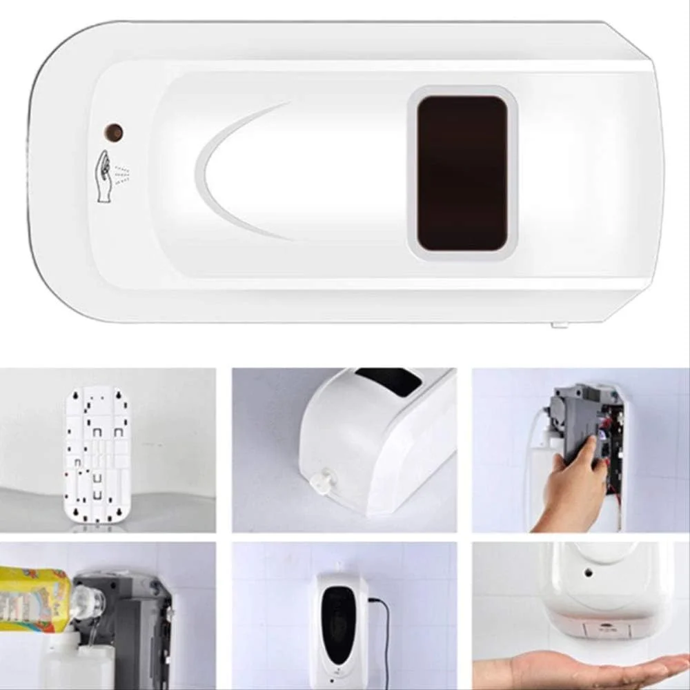 دستگاه ضدعفونی کننده دست دیواری اتوماتیک HANWERU با حسگر، اسپری مه پاش، القایی بهداشتی چند منظوره (B) دستگاه ضدعفونی کننده دست دیواری اتوماتیک HANWERU با حسگر، اسپری مه پاش، القایی بهداشتی چند منظوره (B)