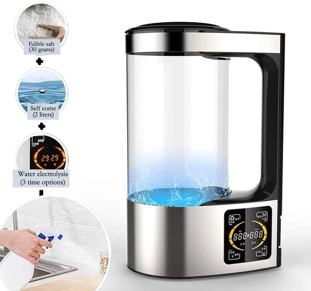 دستگاه تولید محلول ضدعفونی کننده خانگی 2000 میلی لیتری، مناسب برای خانه/دفتر/کارخانه/کارگاه با محلول نمکی فیزیولوژیکی دستگاه تولید محلول ضدعفونی کننده خانگی 2000 میلی لیتری، مناسب برای خانه/دفتر/کارخانه/کارگاه با محلول نمکی فیزیولوژیکی