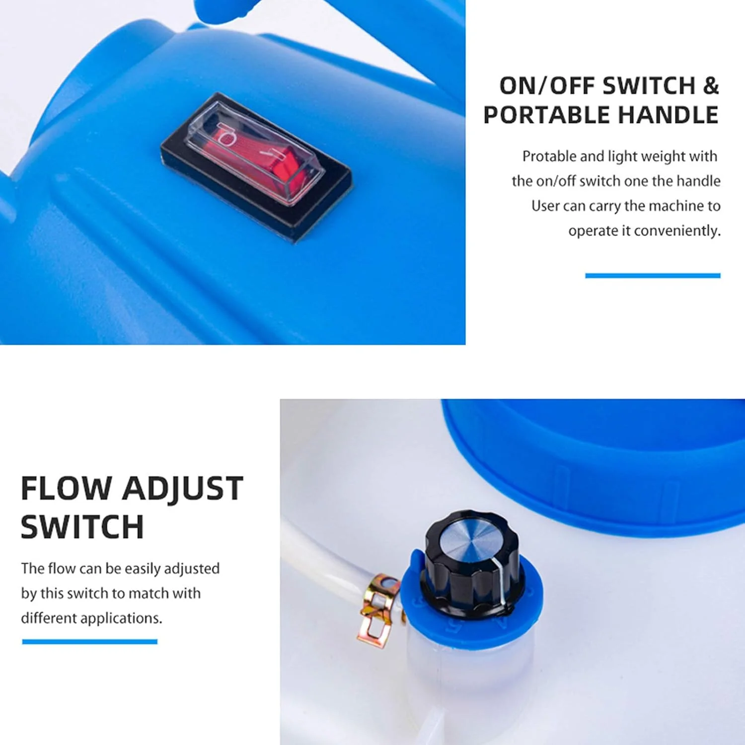 دستگاه مه پاش 5 لیتری با نازل 3 سوراخه - دستگاه ضد عفونی کننده قابل حمل، دستگاه مه پاش از بین برنده حشرات، ضد عفونی کننده برای بهداشت داخلی و خارجی دستگاه مه پاش 5 لیتری با نازل 3 سوراخه - دستگاه ضد عفونی کننده قابل حمل، دستگاه مه پاش از بین برنده حشرات، ضد عفونی کننده برای بهداشت داخلی و خارجی