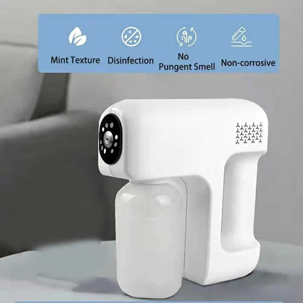 دستگاه مه پاش ضد عفونی کننده یانگ، قابل استفاده در فضای باز و داخل خانه، 380 میلی لیتر، اتومایزر بی سیم، اسپری ضدعفونی کننده، قابل حمل، باتری لیتیومی قابل شارژ و نور بنفش، فاصله اسپری 2.5 متری برای خانه، دفتر و ماشین، سفید دستگاه مه پاش ضد عفونی کننده یانگ، قابل استفاده در فضای باز و داخل خانه، 380 میلی لیتر، اتومایزر بی سیم، اسپری ضدعفونی کننده، قابل حمل، باتری لیتیومی قابل شارژ و نور بنفش، فاصله اسپری 2.5 متری برای خانه، دفتر و ماشین، سفید