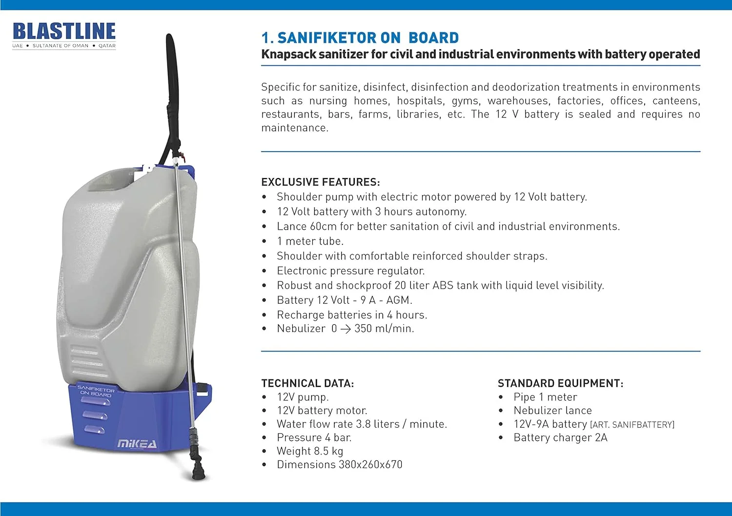 دستگاه مه پاش برقی کوله پشتی Levo، محدوده پاشش 8-10 متر، مناسب برای منازل، مدارس، بیمارستان ها، هتل ها، مزارع و اماکن عمومی، 220 ولت - 5 لیتر دستگاه مه پاش برقی کوله پشتی Levo، محدوده پاشش 8-10 متر، مناسب برای منازل، مدارس، بیمارستان ها، هتل ها، مزارع و اماکن عمومی، 220 ولت - 5 لیتر
