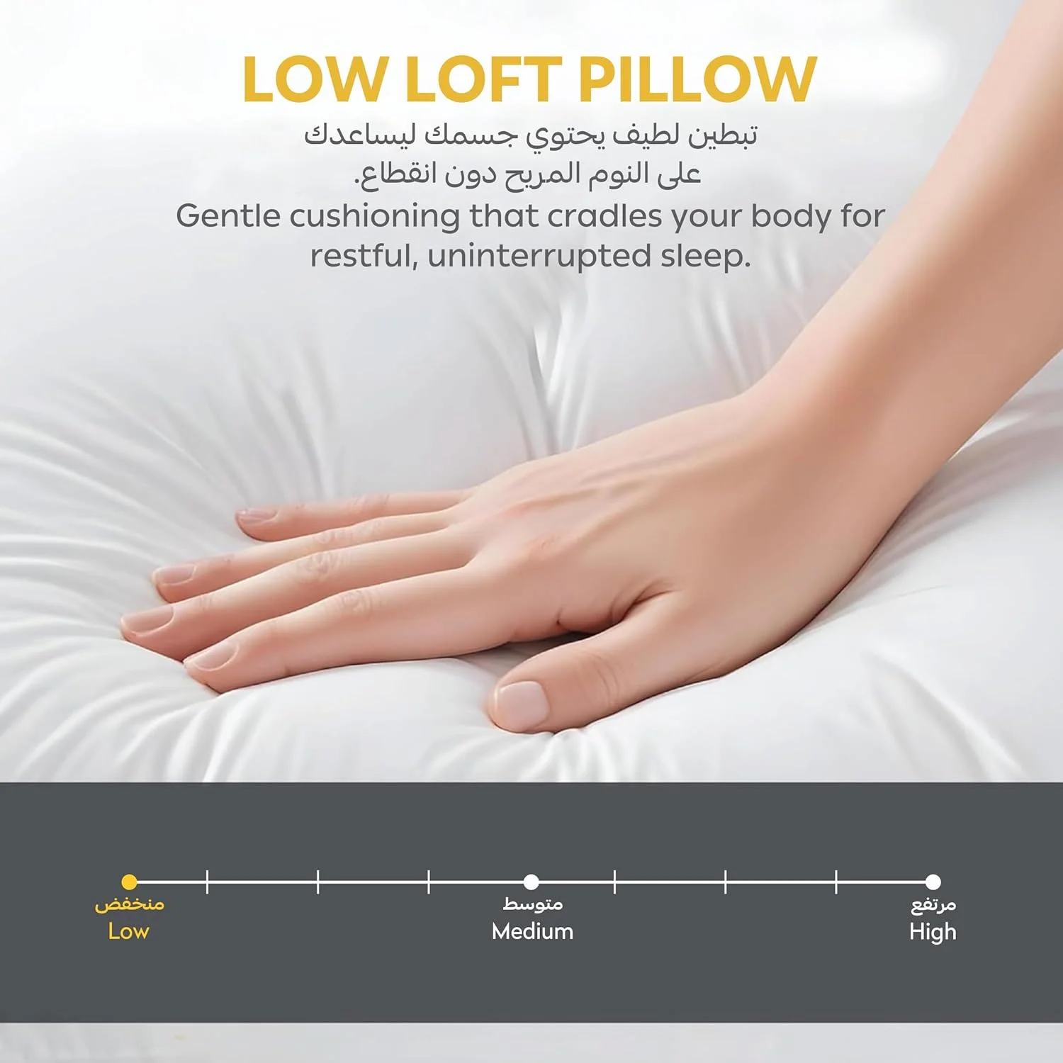 بالش سایز 50X75 سانتی متر - 800 گرم - بالش لوکس با الیاف جایگزین پر، رویه میکروفایبر نرم برس خورده، ضد حساسیت، سفید، بسته 1 عددی (وسادة) بالش سایز 50X75 سانتی متر - 800 گرم - بالش لوکس با الیاف جایگزین پر، رویه میکروفایبر نرم برس خورده، ضد حساسیت، سفید، بسته 1 عددی (وسادة)