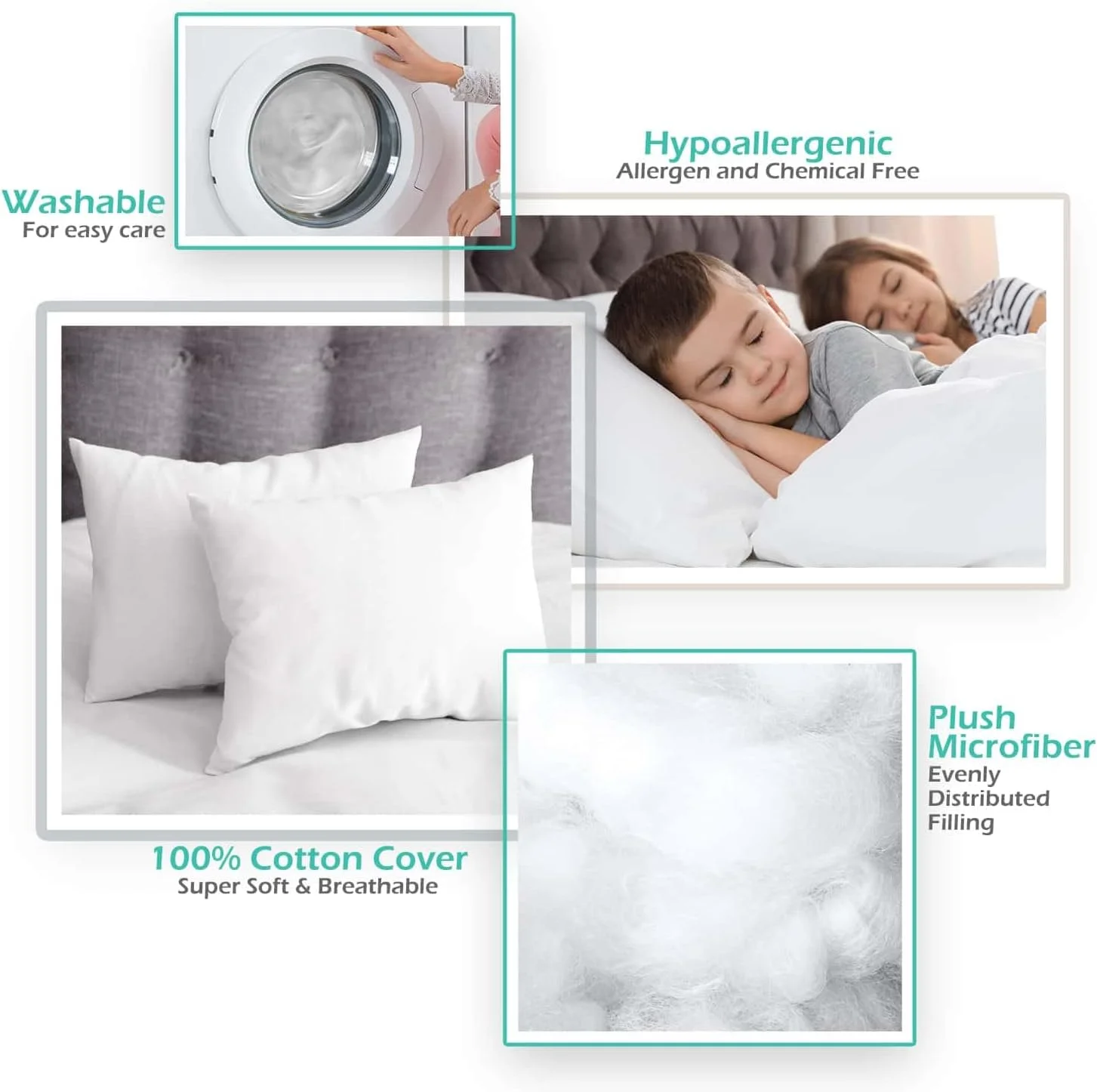 بالش تخت خواب نستل، یک عددی (33x46 سانتی متر)، سفید بالش تخت خواب نستل، یک عددی (33x46 سانتی متر)، سفید