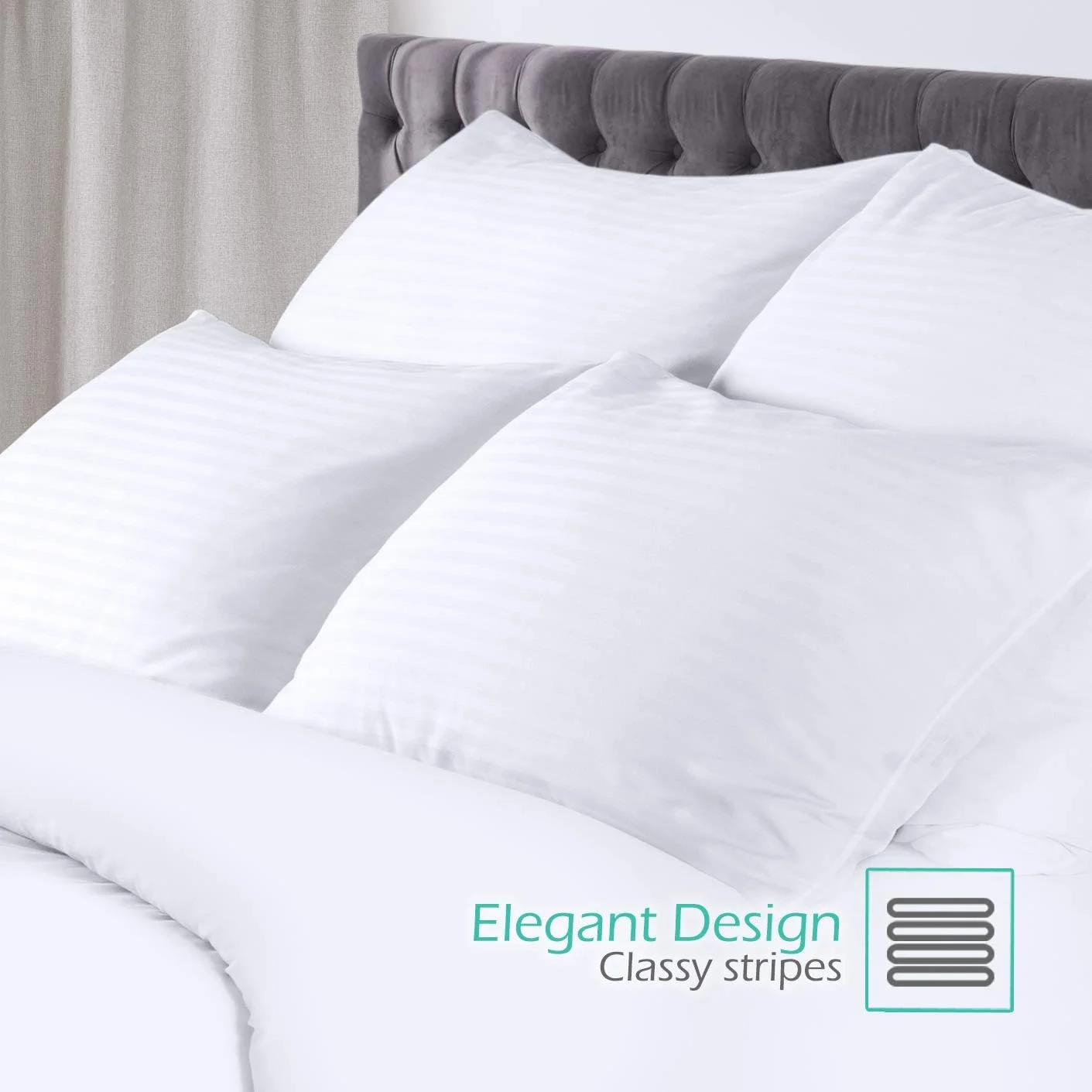 بالش های خواب نستل - بالش های خواب جایگزین پر سایز کینگ، ست 2 عددی - بالش 100% پنبه با الیاف پلی استر - بالش نرم و کرکی 50x90 سانتی متر بالش های خواب نستل - بالش های خواب جایگزین پر سایز کینگ، ست 2 عددی - بالش 100% پنبه با الیاف پلی استر - بالش نرم و کرکی 50x90 سانتی متر