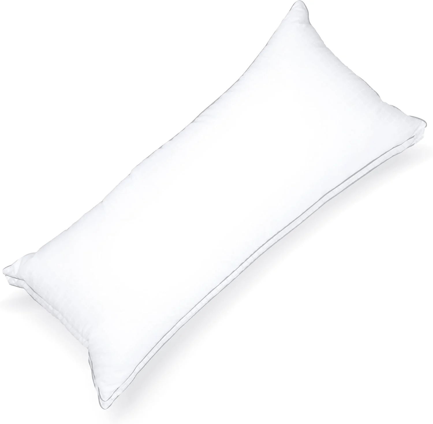 بالش تمام بدن هتلی لینن کلاب، ۱۰۰٪ پنبه با الیاف جایگزین پر، لوکس، با دوخت دوبل - جنس پارچه: پنبه ضد نفوذ پر با تراکم ۲۳۳، الیاف داخلی: ۱۴۰۰ گرم میکروفایبر، اندازه: ۴۵ در ۱۰۰ سانتی‌متر