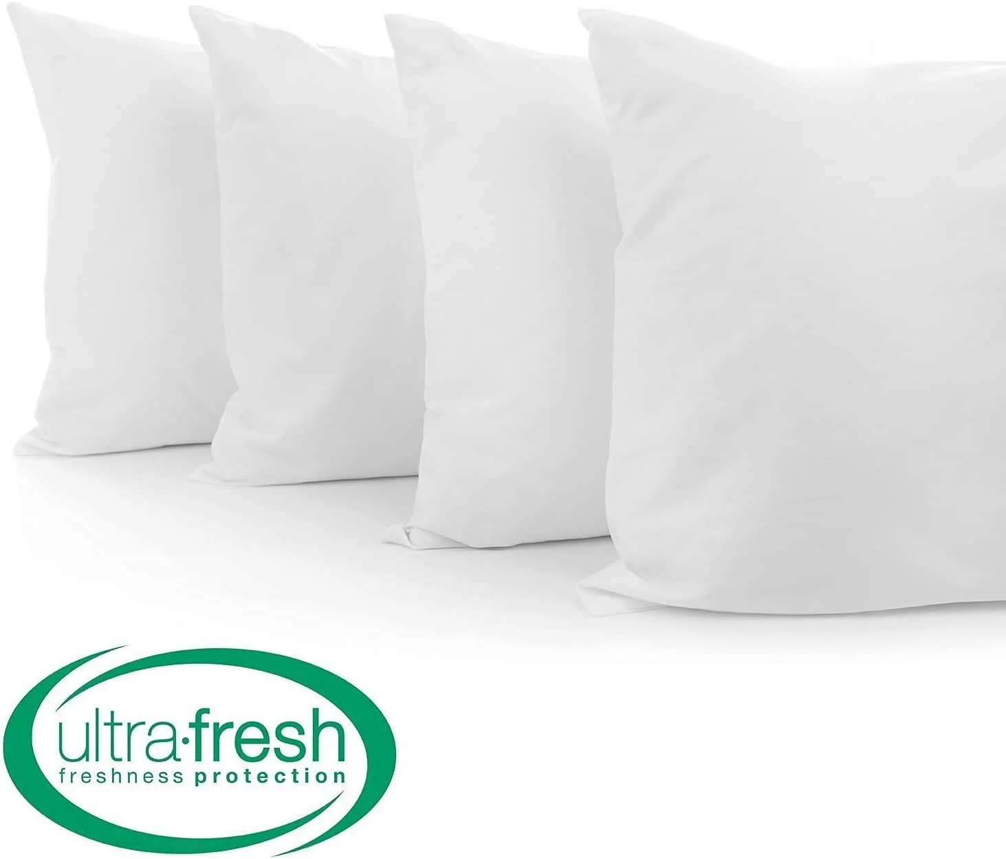 بالش آنتی‌باکتریال Hotel Linen Klub Glofresh - یک عدد، رنگ: سفید، سایز: 50 × 75 سانتی‌متر، 800 گرم الیاف نرم با تکنولوژی پیشرفته آنتی‌باکتریال برای بهداشت و راحتی بیشتر