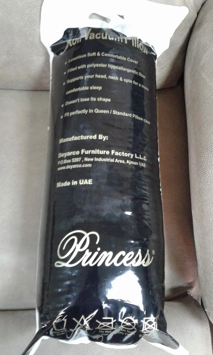 بالش رولی پرنسس هتل لینن کلاب - 1 عدد، سایز: 48 × 70 سانتی متر - بالش میکروفایبر نرم و بادوام با الیاف سبک و متوسط برای راحتی و پشتیبانی مطلوب