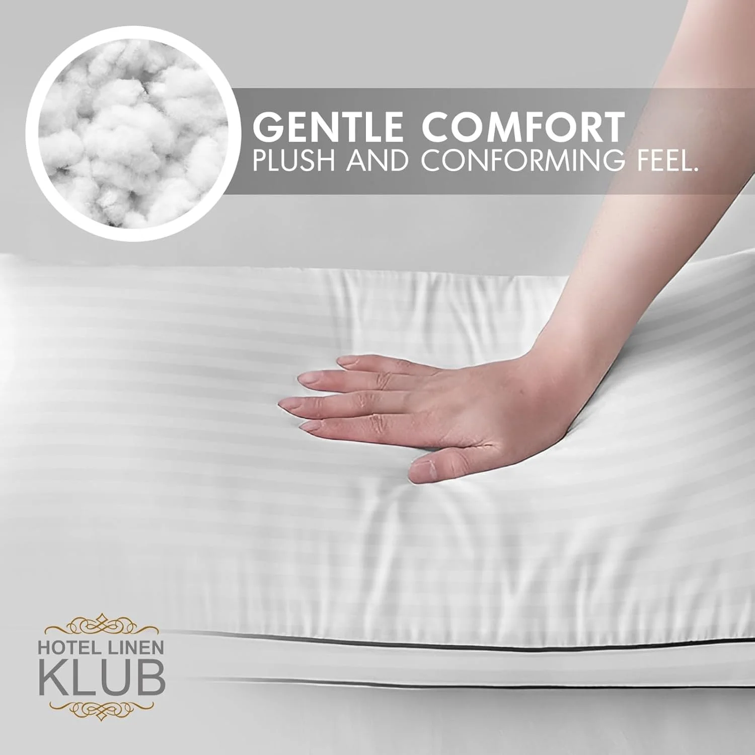 بالش هتلی کلوپ لینن میکروفایبر 85 GSM با راه راه 1 سانتی متری | سایز کینگ (50 در 90 سانتی متر) با دوخت دوبل | 1600 گرم الیاف نرم برای راحتی بی نظیر | طراحی سفید شیک بالش هتلی کلوپ لینن میکروفایبر 85 GSM با راه راه 1 سانتی متری | سایز کینگ (50 در 90 سانتی متر) با دوخت دوبل | 1600 گرم الیاف نرم برای راحتی بی نظیر | طراحی سفید شیک