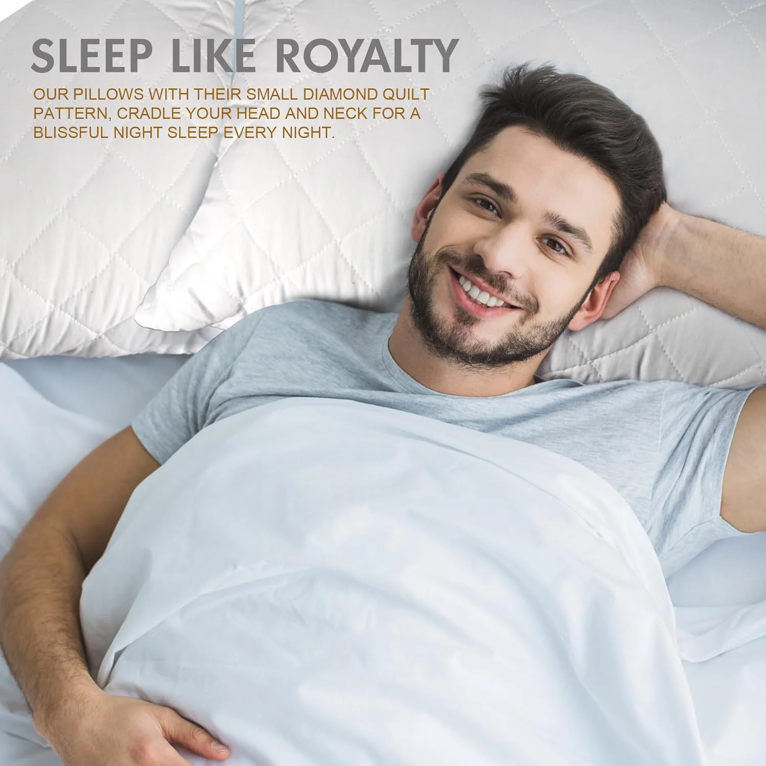 هتل لینن کلاب بسته 2 عددی بالش لحافی سایز کویین (50x75 سانتی متر) - روکش بیرونی: پارچه میکروفایبر فوق العاده نرم 90GSM، پر شده با: 650 گرم الیاف نرم، طرح لحافی لوزی هتل لینن کلاب بسته 2 عددی بالش لحافی سایز کویین (50x75 سانتی متر) - روکش بیرونی: پارچه میکروفایبر فوق العاده نرم 90GSM، پر شده با: 650 گرم الیاف نرم، طرح لحافی لوزی