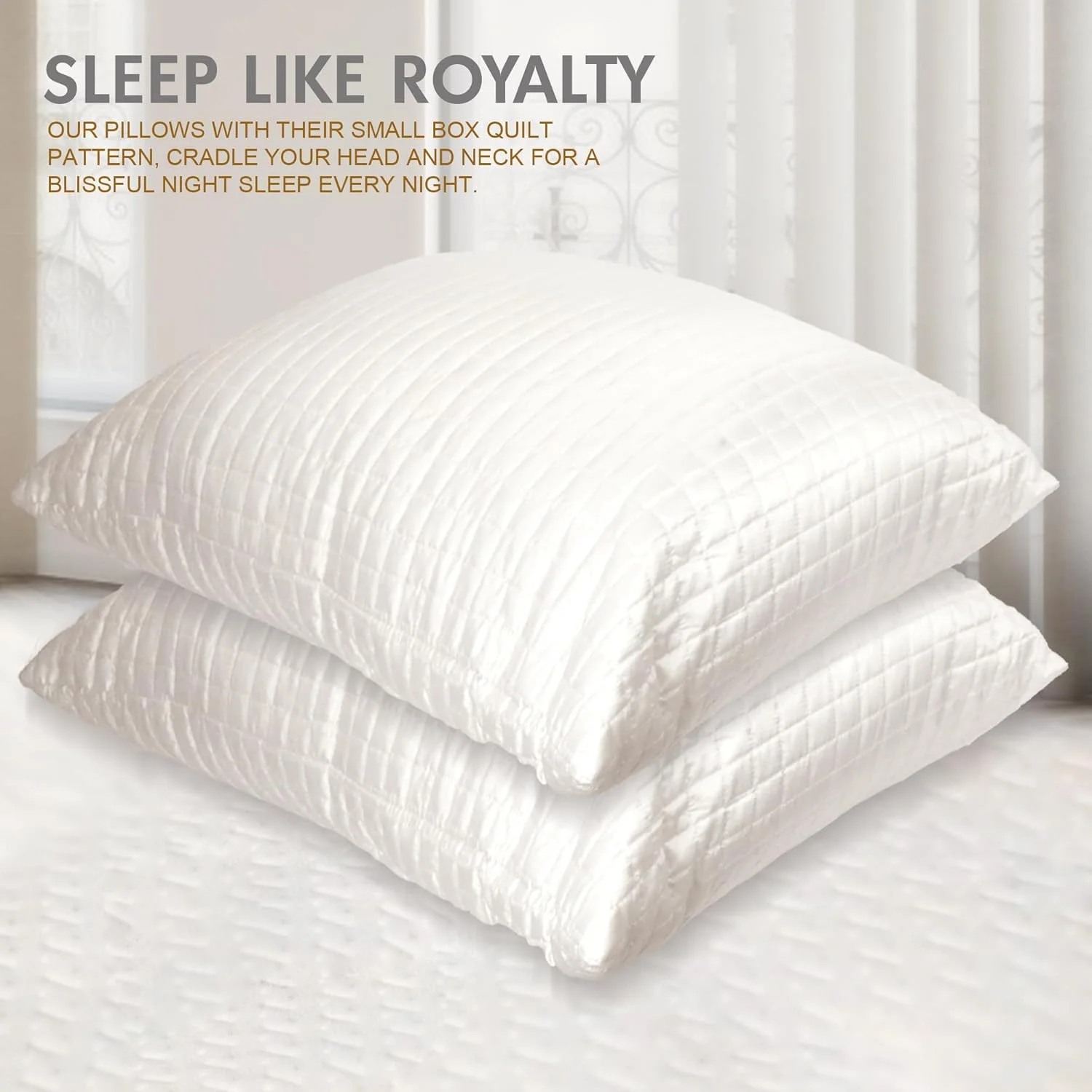 بالش جعبه ای لحافی هتل لینن کلاب گلفرش سایز کوئین (50 در 75 سانتی متر) - 700 گرم الیاف نرم، پارچه ساتن میکروفایبر 125GSM، پرداخت نرم و براق، بافت پارچه صاف بالش جعبه ای لحافی هتل لینن کلاب گلفرش سایز کوئین (50 در 75 سانتی متر) - 700 گرم الیاف نرم، پارچه ساتن میکروفایبر 125GSM، پرداخت نرم و براق، بافت پارچه صاف