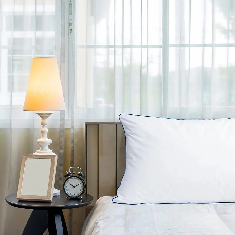 بالش الیاف جایگزین پر دانوب هوم مدل گریس - 50 در 75 سانتی متر | بالش پنبه ای | بالش های خواب فوق العاده نرم و راحت برای اتاق خواب