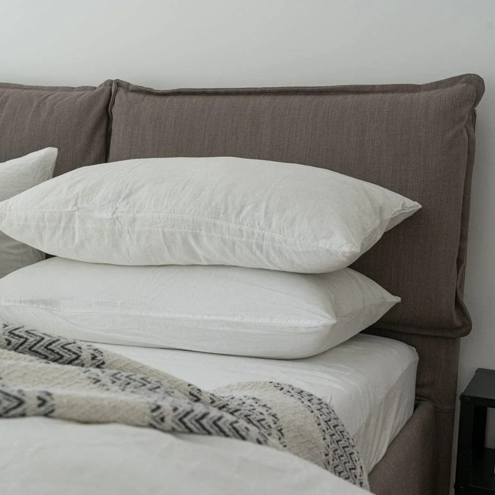 دانوب هوم لوسی، ست 2 عددی بالش، سفید - ارتفاع 50 x عرض 75 x عمق 50 سانتی متر