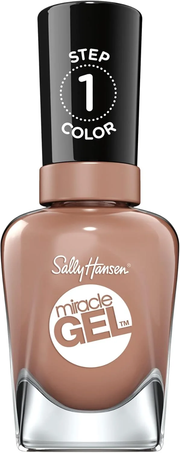 لاک ژل معجزه آسای سالی هانسن - رنگ Totem-Ly Yours، لاک ناخن برهنه قهوه ای روشن، 14.7 میلی لیتر