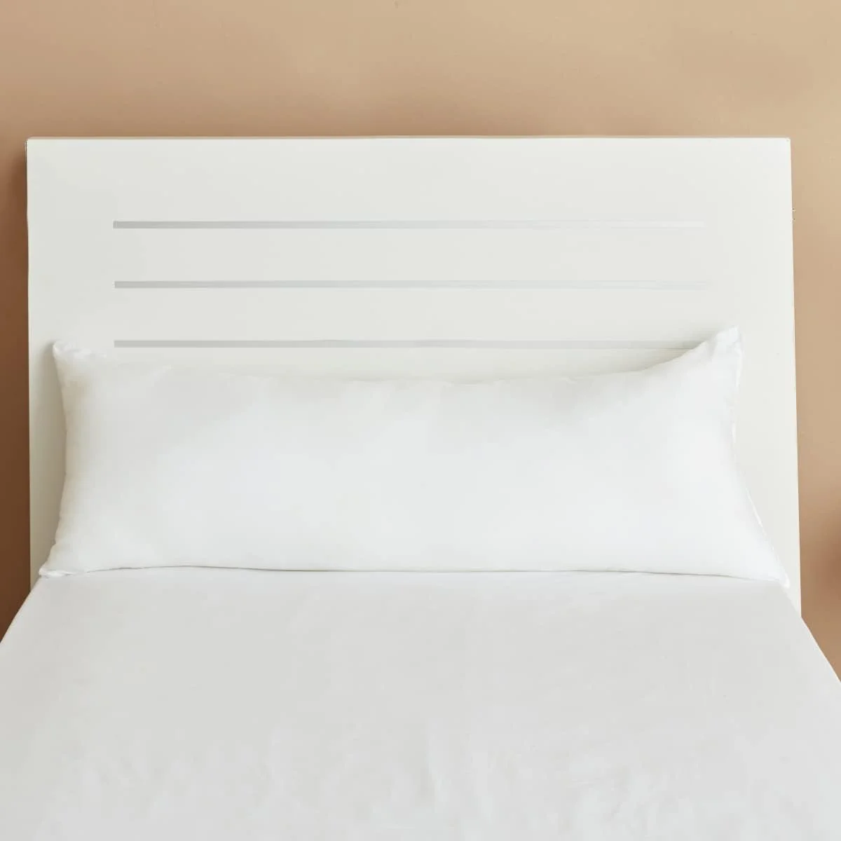 بالش بدنه میکروفایبر هوم باکس مدل Essential، ۴۵x۱۲۰ سانتی متر، سفید