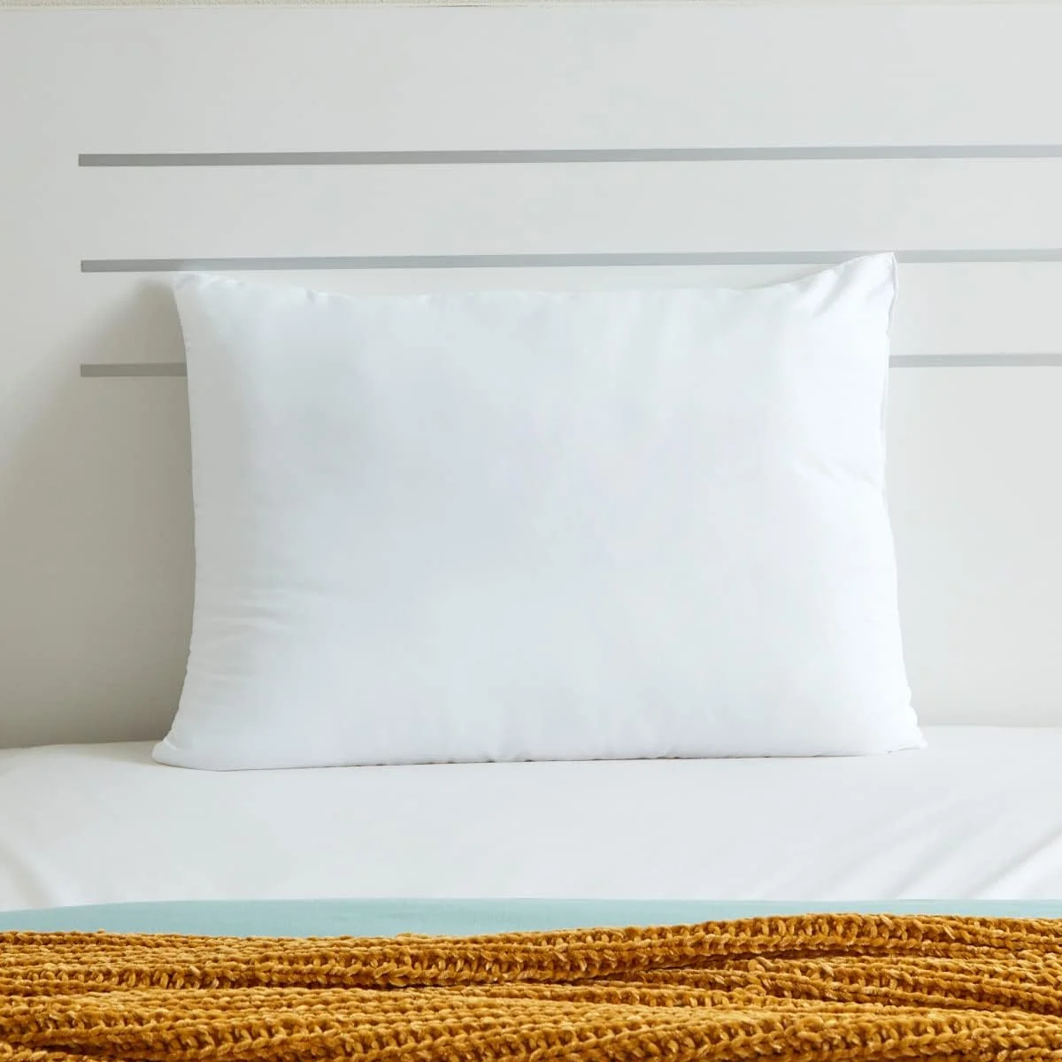 بالش میکروفایبر هوم‌باکس مدل Axis، ابعاد 50x70 سانتی‌متر، سفید