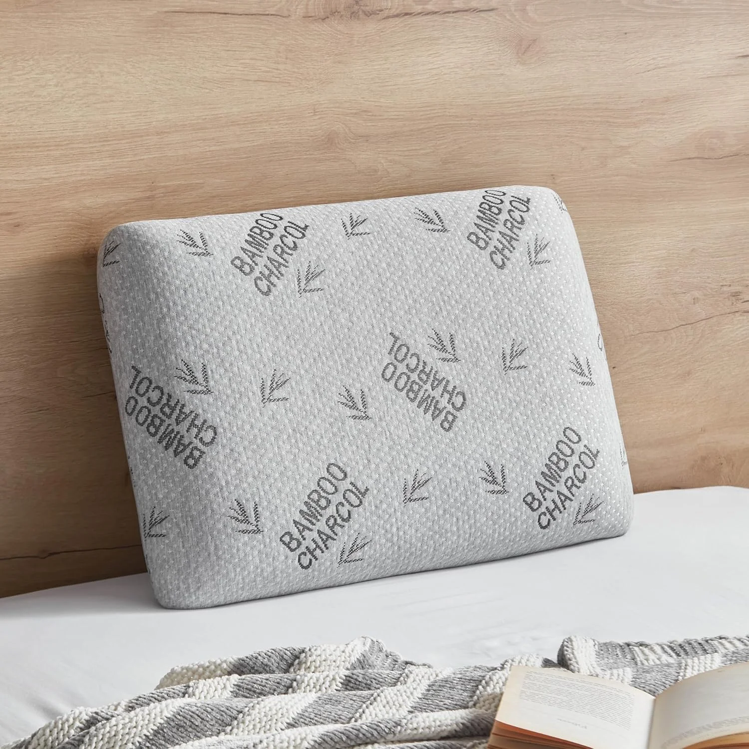 بالش مموری فوم بامبو و زغال فعال HomeBox Relax - ابعاد 40x60x13 سانتی متر