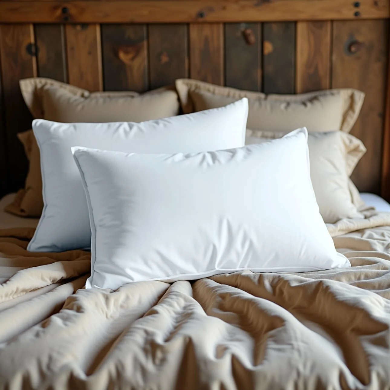 بالش پر غاز 1200 گرمی با الیاف بسیار نرم، ضد حساسیت و ضد کنه گرد و غبار، 85% پر، 15% کرک، سفید، پشتیبانی عالی، مناسب برای خوابیدن به پهلو و پشت، سایز 48 در 74 سانتی متر (بسته 2 عددی با روکش پنبه ای)