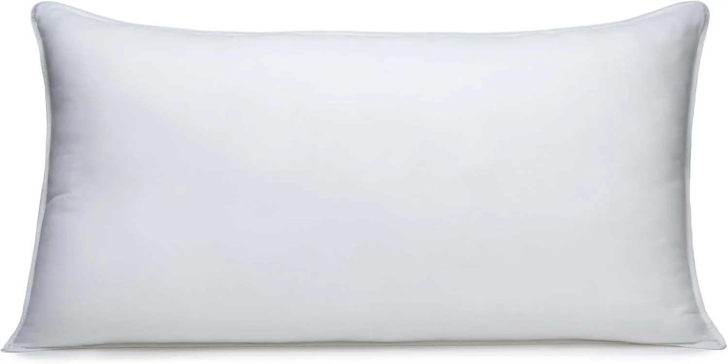 بالش های تخت خواب آمازون بیسیکس، با تراکم متوسط برای خوابندگان به پشت و پهلو - سایز کینگ، بسته 2 عددی - سفید بالش های تخت خواب آمازون بیسیکس، با تراکم متوسط برای خوابندگان به پشت و پهلو - سایز کینگ، بسته 2 عددی - سفید