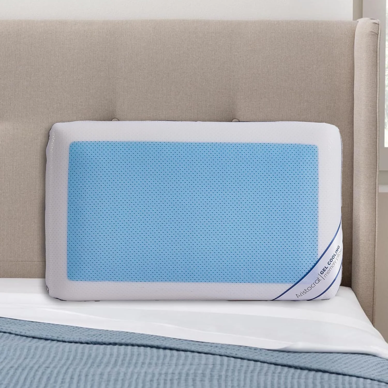 بالش مموری فوم لوکس آریستوکرات با ژل خنک کننده و روکش قابل جدا شدن - 60x40x13 سانتی متر بالش مموری فوم لوکس آریستوکرات با ژل خنک کننده و روکش قابل جدا شدن - 60x40x13 سانتی متر