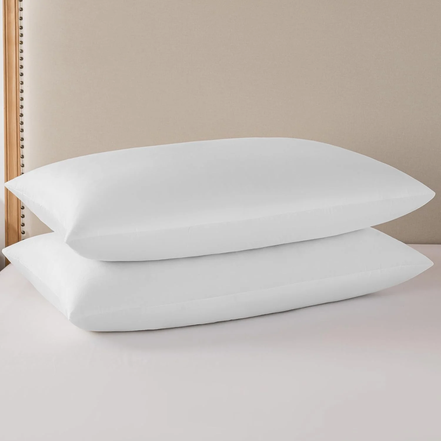 بالش های پر غاز و پایین، روکش پنبه ای، بالش های مجموعه هتلی مناسب خواب، ست 2 عددی، سایز کینگ 50x90 بالش های پر غاز و پایین، روکش پنبه ای، بالش های مجموعه هتلی مناسب خواب، ست 2 عددی، سایز کینگ 50x90