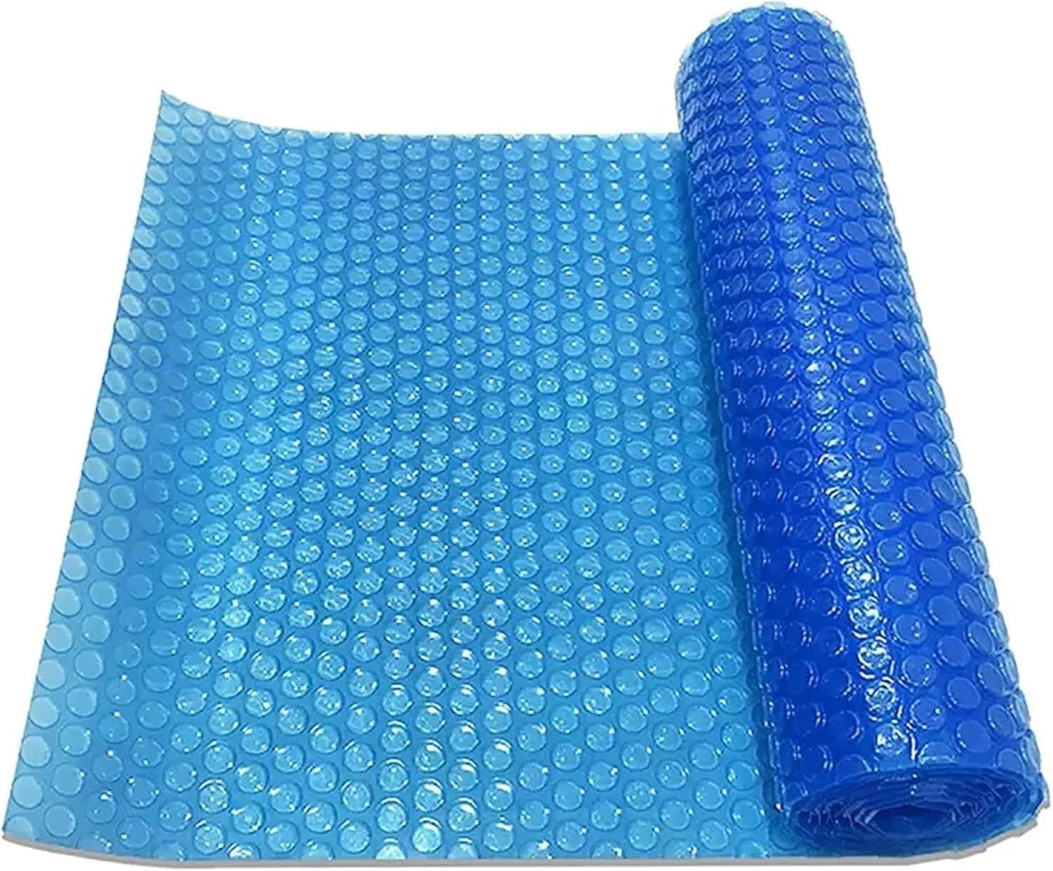 روکش استخر CHONGHAN، روکش خورشیدی استخر با حباب، بخاری خورشیدی انتقال حرارت برای استخرهای شنای داخل زمین، پلی اتیلن ضخیم 600 میکرون با لبه های پیچیده