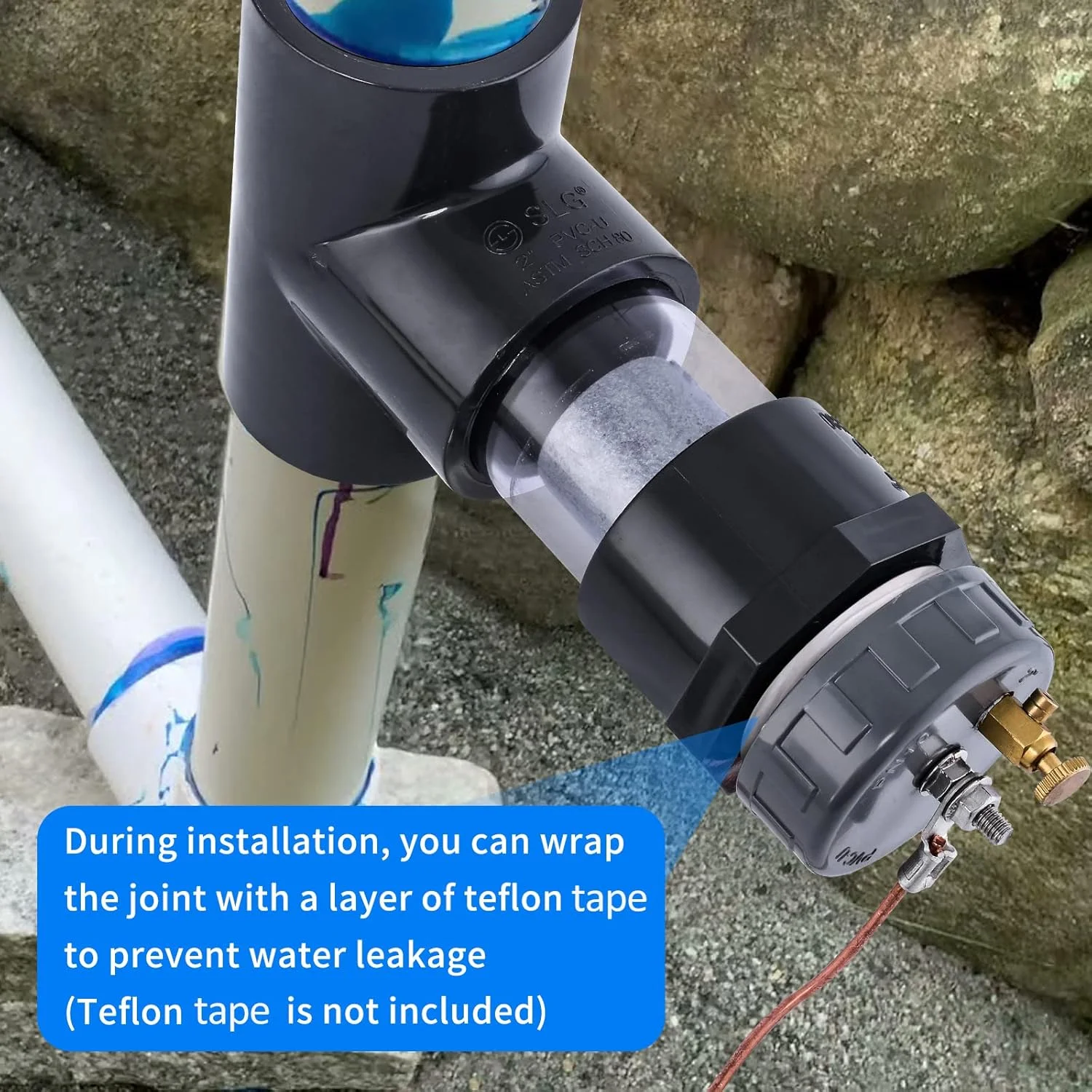 آندهای زینک خطی 2 اینچی Briidea برای استخرهای آب شور