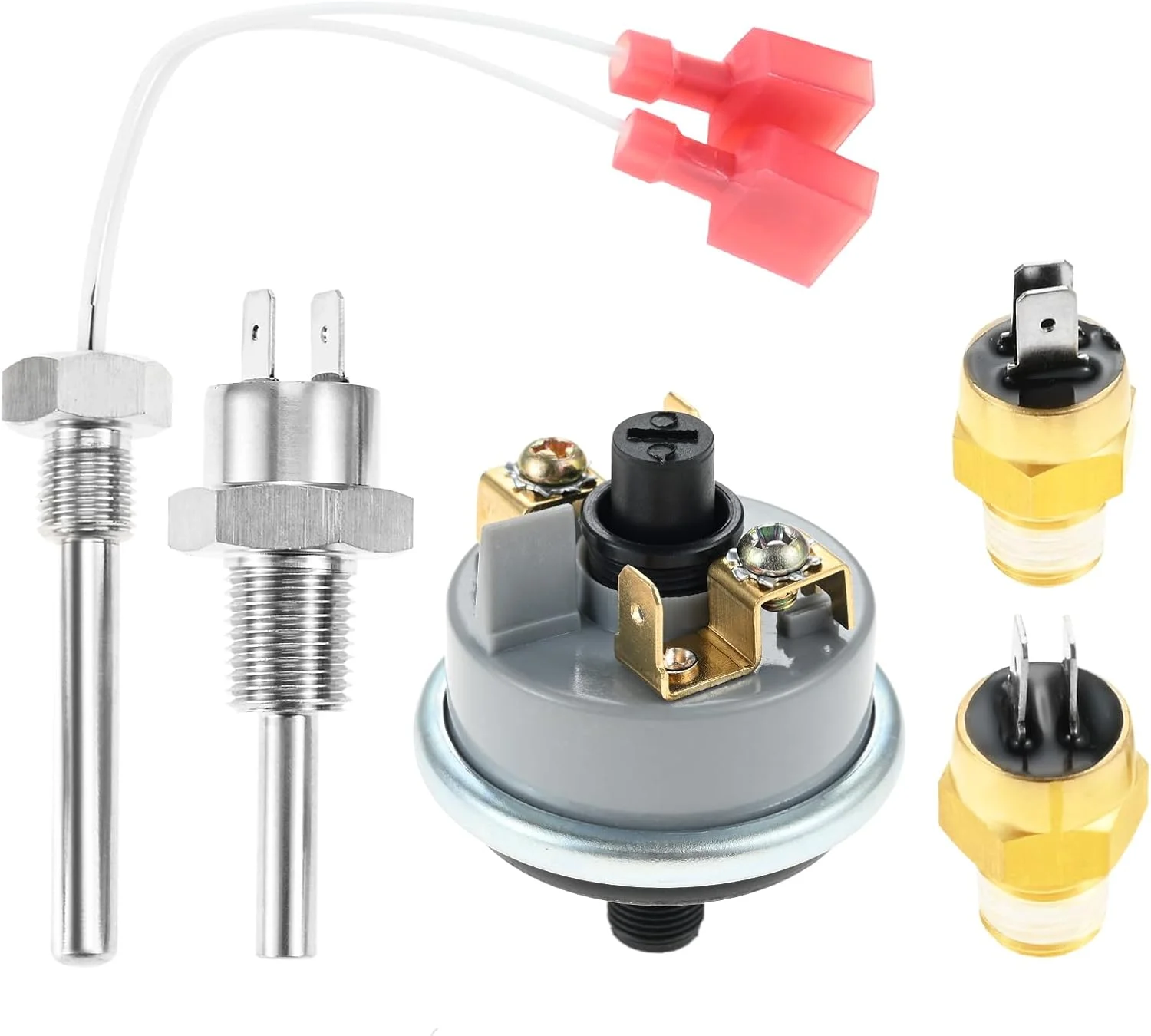 ETERMETA 42002-0024S حسگر دودکش 42001-0053S ترمیستور بخاری 42001-0060S سوئیچ فشار آب 42002-0025S سوئیچ قطع کننده خودکار گاز AGS 42001-0063S سوئیچ محدود کننده بالا کیت تعمیر بخاری استخر