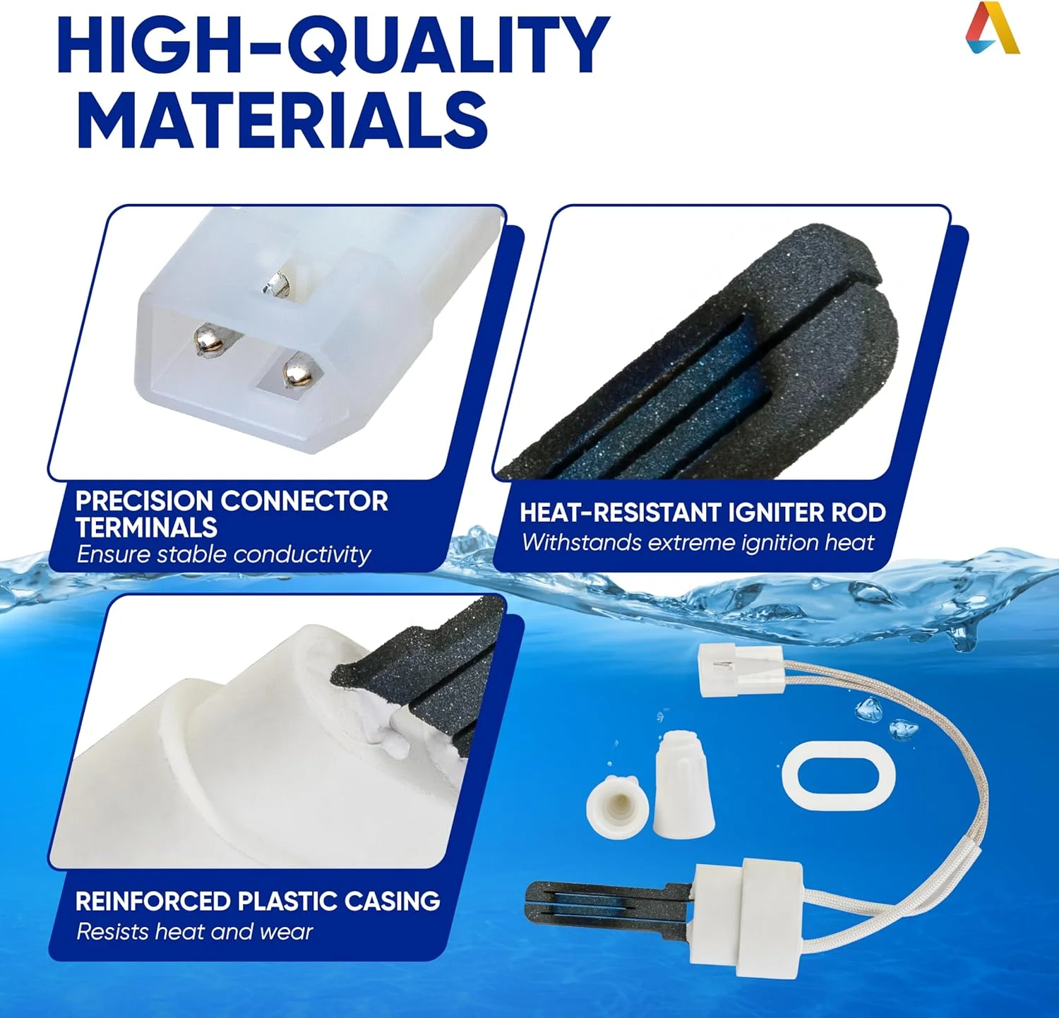 Canamax -77707-0054 - کیت جرقه زن و واشر سازگار با گرمکن های استخر و اسپا Pentair Sta-Rite MasterTemp Max-E-Therm 200 250 300 400 HD