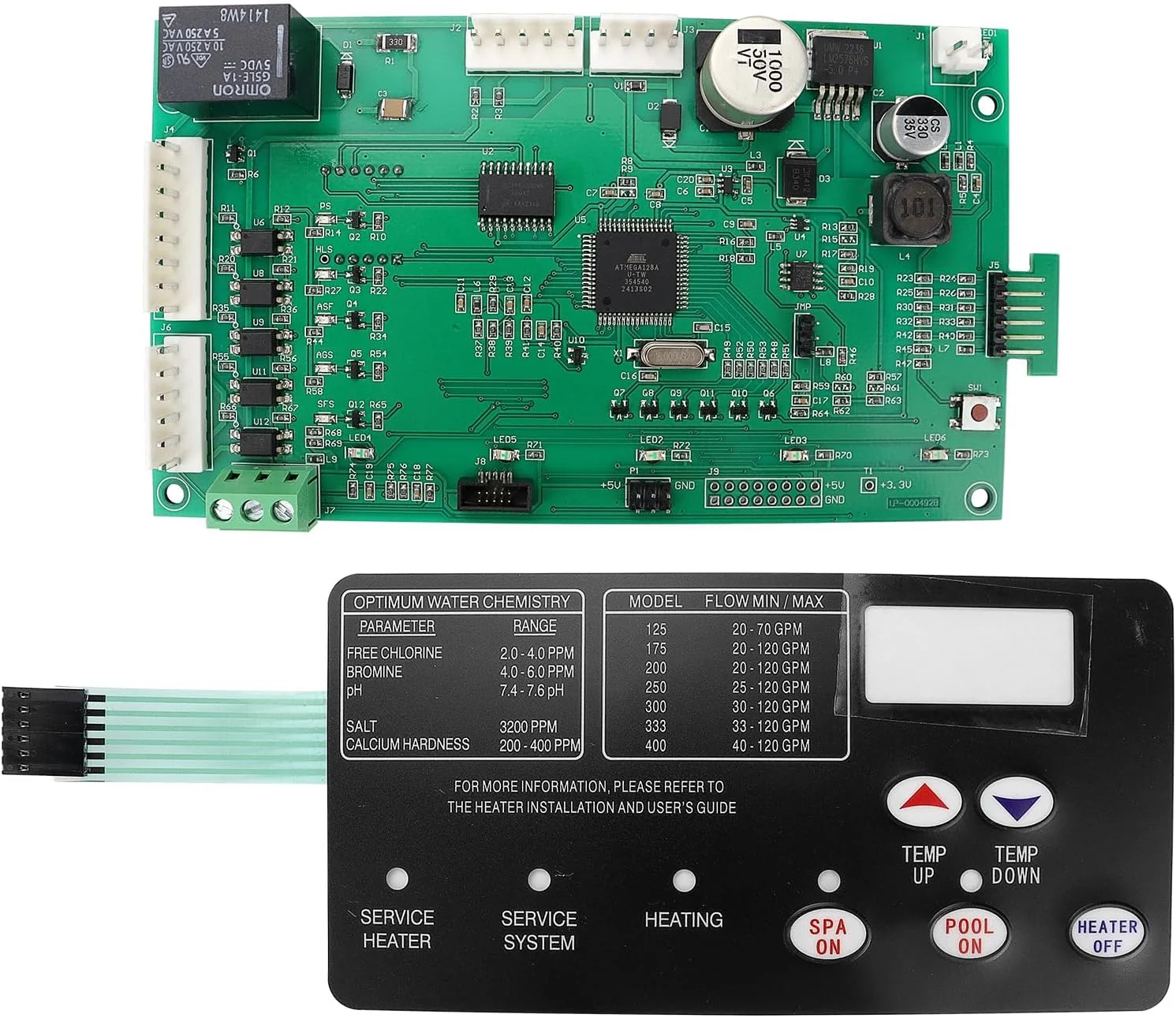 کیت برد کنترل ارتقا یافته FEXON 42002-0007S - به همراه پد ممبرین سوئیچ جایگزین 472610Z برای بخاری استخر/اسپای گازی طبیعی Pentair Mastertemp Sta-Rite Max-E-Therm سری Pentair NA و LP کیت برد کنترل ارتقا یافته FEXON 42002-0007S - به همراه پد ممبرین سوئیچ جایگزین 472610Z برای بخاری استخر/اسپای گازی طبیعی Pentair Mastertemp Sta-Rite Max-E-Therm سری Pentair NA و LP