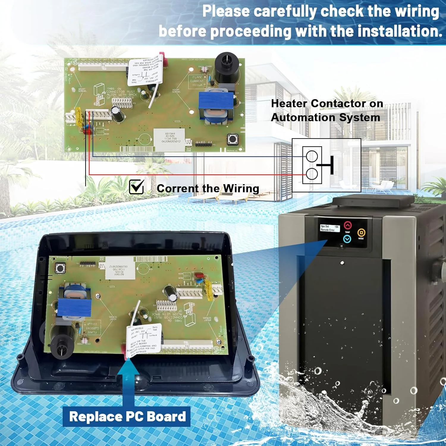 کیت برد کنترل 013464F جایگزین برای مدل های بخاری گازی دیجیتال Raypak مدل 185B، 265B، 335B، 405B، 206A، 266A، 336A، 406A، 207A، 267A، 337A و 407A کیت برد کنترل 013464F جایگزین برای مدل های بخاری گازی دیجیتال Raypak مدل 185B، 265B، 335B، 405B، 206A، 266A، 336A، 406A، 207A، 267A، 337A و 407A